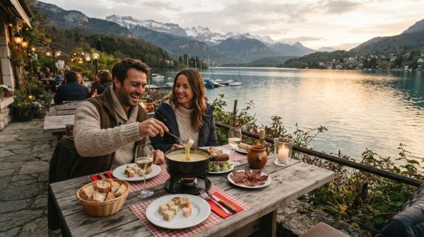 Top lieux incontournables pour déguster un repas savoyard au bord du lac